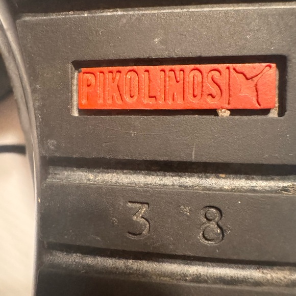 PIKOLINOS Black Leather Boots with Gold Accents - Picture 5 of 7